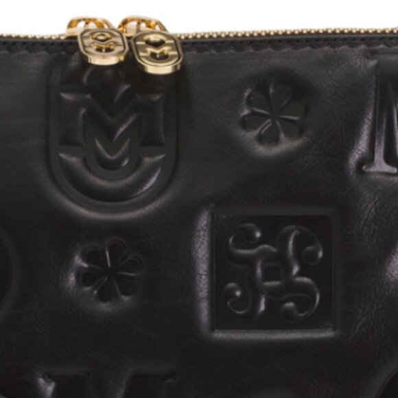 MARINO ORLANDI Made In Italy Leather Large Embossed Tote - Picture 5 of 5